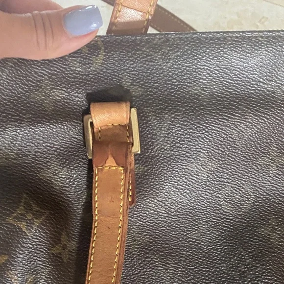 Louis Vuitton Dark Brown Monogram Tote - Picture 3 of 11